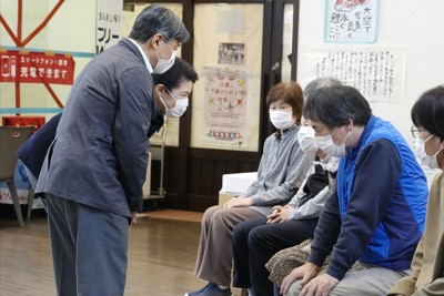 天皇陛下のいたわりに涙　能登半島地震で自宅半壊した避難者