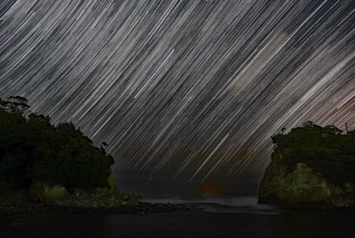 漆黒の夜、満天の星　シャッタースピード20秒の世界　茨城