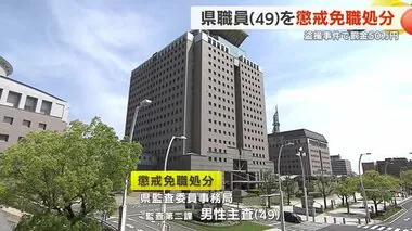 盗撮容疑などで２回逮捕の鹿児島県職員の男性　懲戒免職に