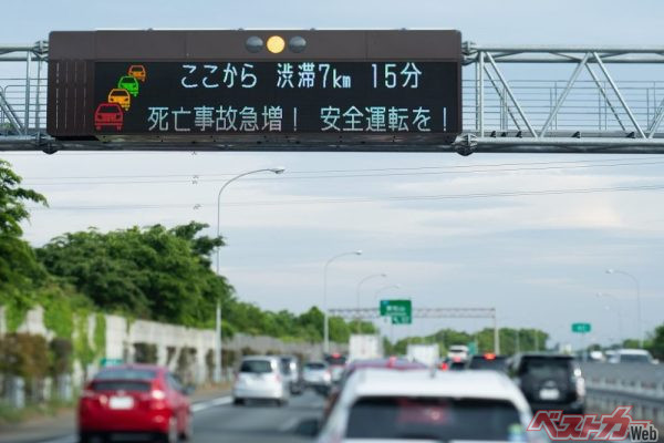 高速道路の渋滞　流れが速いのは追い越し車線ではなく、むしろ走行車線