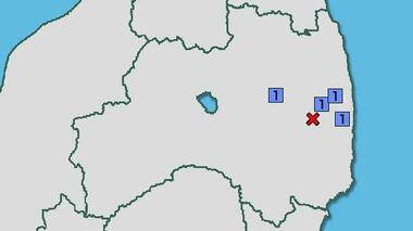 【地震】福島県内で震度1 福島県浜通りを震源とする最大震度1の地震が発生 津波の心配なし