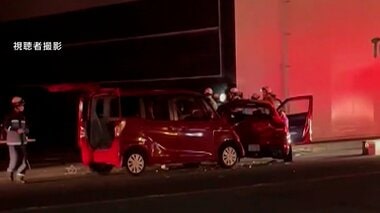 車3台絡む事故で男女3人けが　栃木・矢板市の国道4号