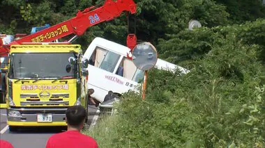 高校の野球部員ら20人乗ったマイクロバスが横転　13人軽傷　茨城・笠間市