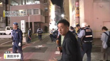 夜の繁華街　タクシーが歩行者はね電柱に衝突　目撃者「急発進して突っ込んだ」福岡市中央区