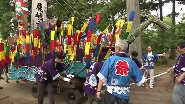 クマ目撃が相次いだ新屋地区で「鹿嶋祭」開催　秋田