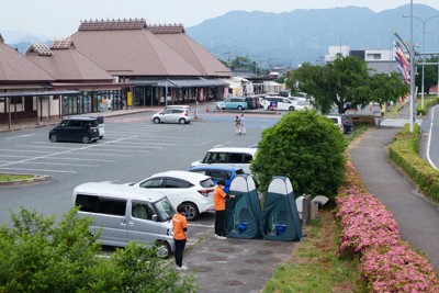 「防災道の駅」選定3年　備え着々　福岡・うきは「トイレが大事」