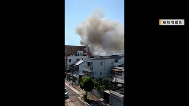 【速報】住宅密集地で火事　男性1人意識不明　大阪市東住吉区の3階建て住宅