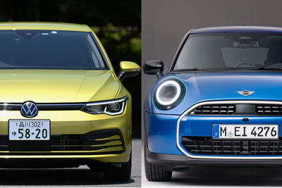 【MINI クーパー 5ドア vs ゴルフ】スペック比較…5ドア・ハッチバックとしての立ち位置は？