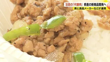 ガパオライス、ナゲットにも…“お肉のような食べ物”　注目の「代替肉」長野県産の新商品開発へ　県と食品メーカーなどが連携