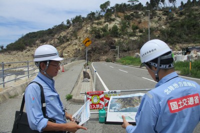 寸断続く能登の大動脈・国道249号　道ふさぐ土砂…復旧はいつ