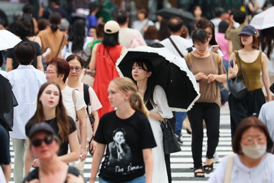 静岡で39.3度、観測史上最高気温　東京都内も今年初の猛暑日