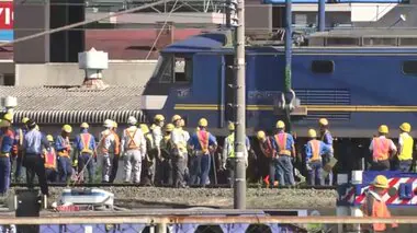 【続報】ＪＲ新山口駅で貨物列車が脱線　機関車の車軸折れる　運輸安全委が原因調査