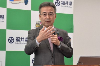 福井県知事「原発の安全が最優先」　敦賀原発2号機の新基準不適合で