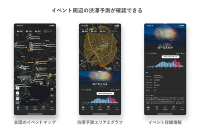 ナビタイムが「イベント渋滞予測」の提供を開始