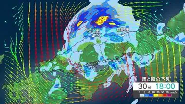 【台風10号】益田地区の大雨警報　31日にかけ四国付近へ…動き遅く大雨に警戒（島根）