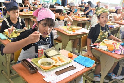 ムスリムの児童も一緒にごはん　茨城2町でハラール給食