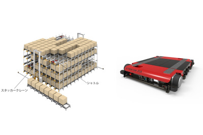 物流倉庫でのパレット保管作業を自動化、オカムラ「CYBISTOR」発売へ