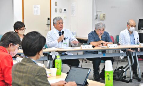 現地建て替えに反対　中部病院医師ら　文厚委に訴え