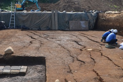 寛永小田原地震の痕跡か　「重要な発見」　地割れ12本発見