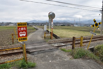 遮断機も警報器もない踏切、群馬県内の半数廃止へ　女児死亡事故で