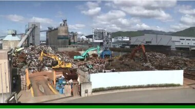 【速報】廃材の中から砲弾見つかる　爆発の恐れなし　自衛隊が回収　広島・海田町