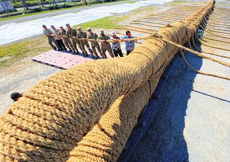 那覇大綱挽まつり、きょうから3日間　大綱は全長160メートル、重さ32トン　13日の本番前に心待ち