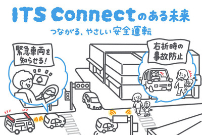 ITS Connect、子育て応援フェスタに初出展…運転時の死角解消技術を体験可能