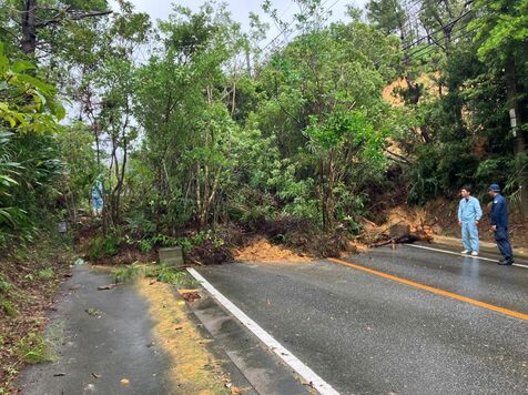 沖縄1市5村に土砂災害警戒情報　国頭村・大宜味村・東村で避難指示　名護市と恩納村は高齢者等避難