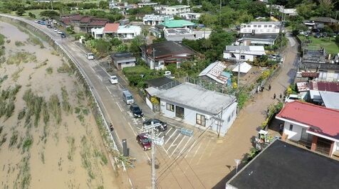 「今回の大雨災害は予想外」道路寸断、孤立状態だった8人救助　沖縄・国頭村比地