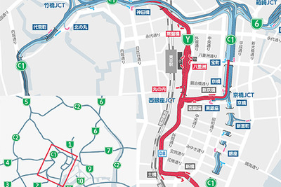 首都高、高速八重洲線を10年間通行止めに…新たな都心環状ルート整備へ