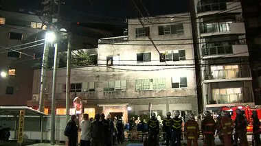 東京･渋谷区の複合ビルで火事　80代女性死亡、50代男性は喉にやけどをして重症