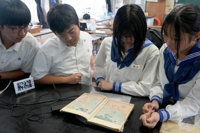 熊本の海にゆらめく不知火　解明に挑む高校生に届いた先人の資料