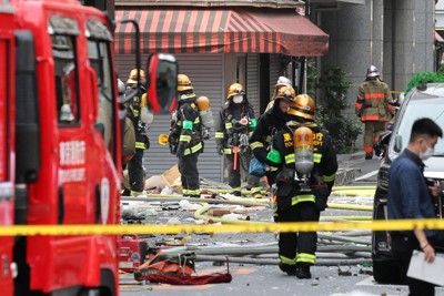 新橋ビル爆発、内装業者2人を業務上過失傷害容疑などで書類送検へ