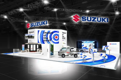 スズキ「CES 2025」に初出展、軽トラック『スーパーキャリイ』や電動モビリティベースユニット展示